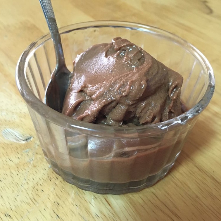 Cacao banana ice cream