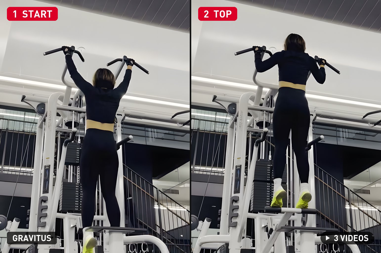 Assisted Pull-Up demonstration