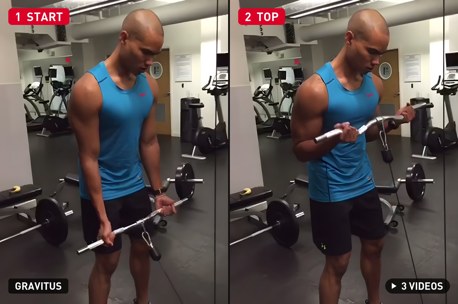 Cable Curl demonstration