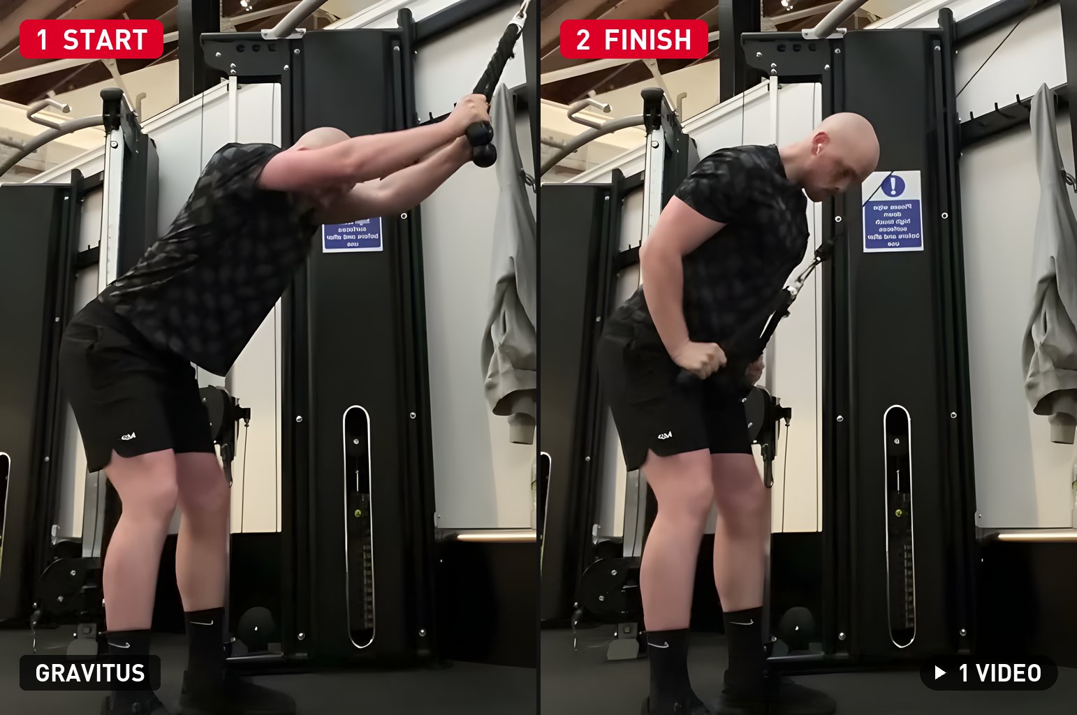 Cable Lat Pullover demonstration