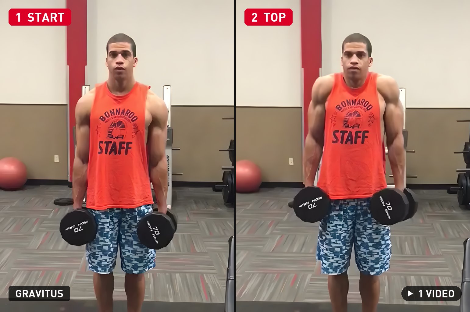 Dumbbell Shrug demonstration