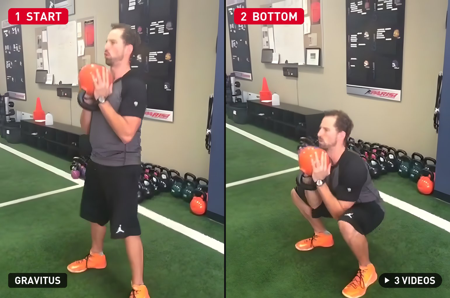 Goblet Squat demonstration