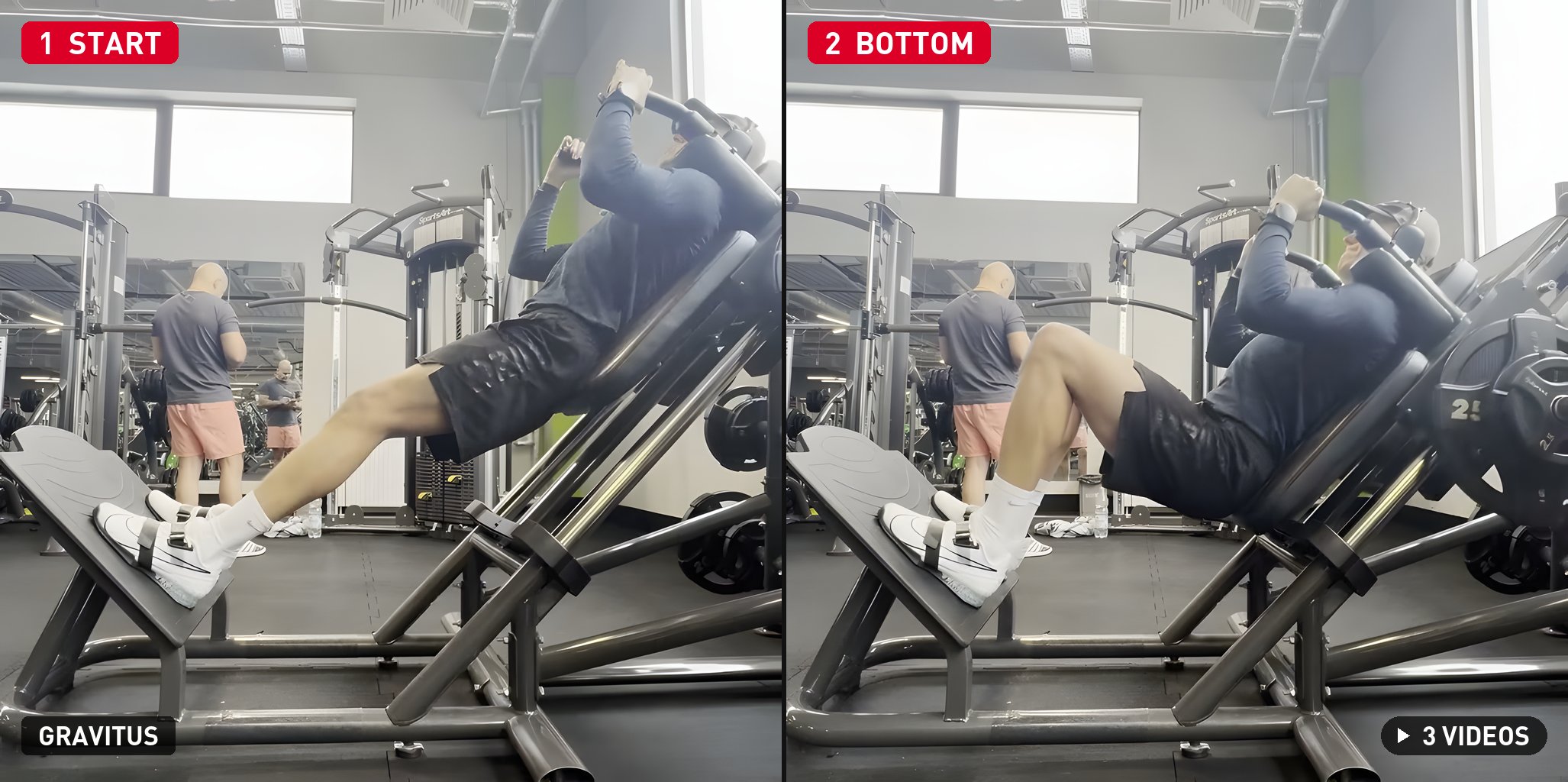 Hack Squat demonstration