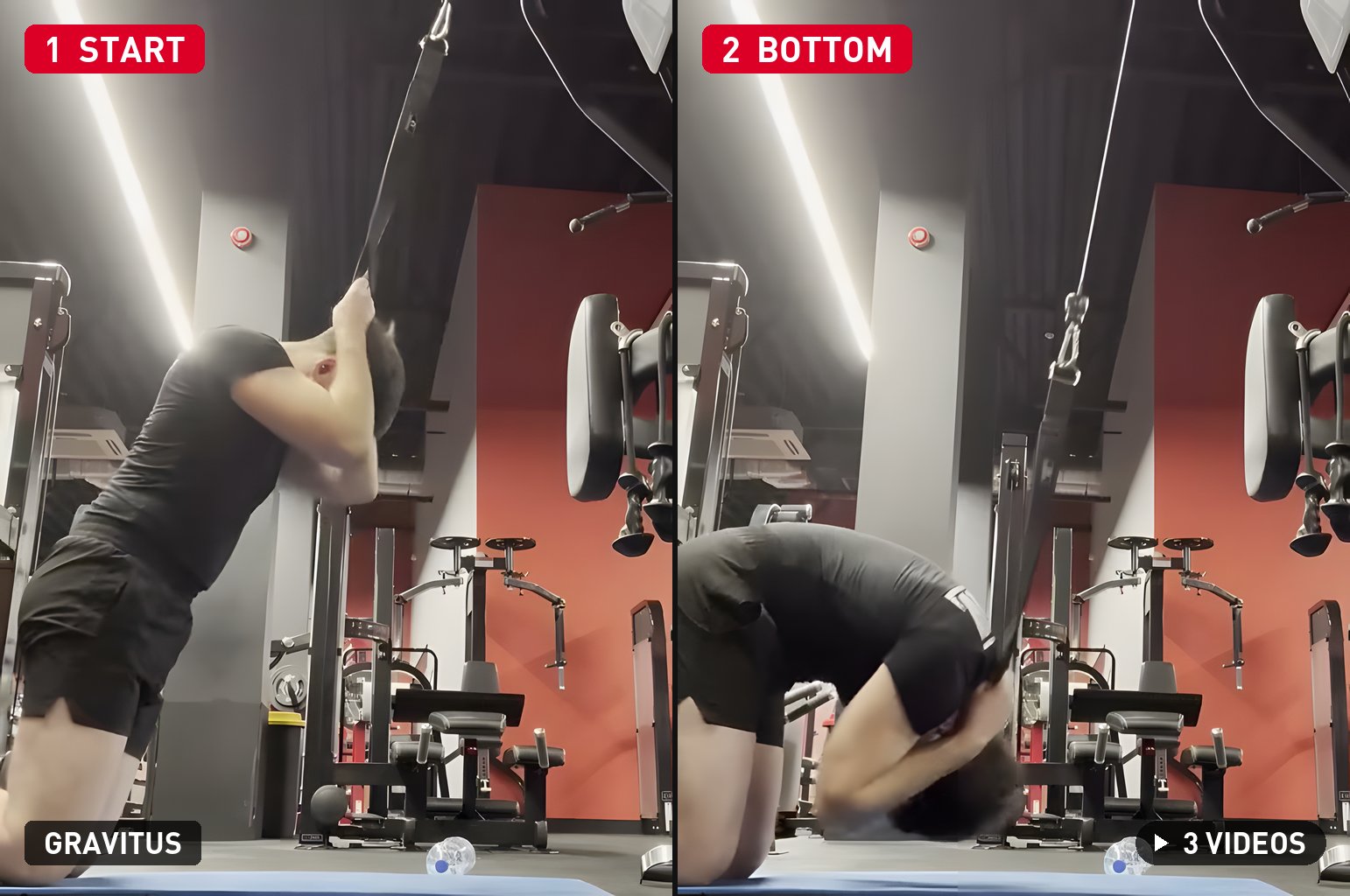 Kneeling Cable Crunch demonstration