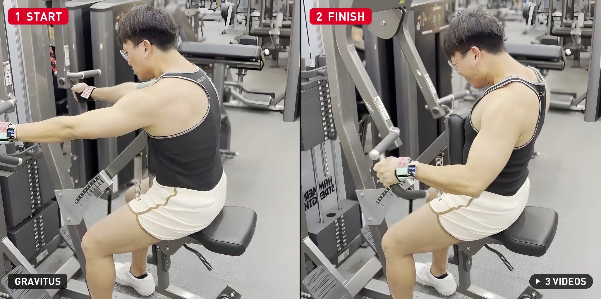 Machine Seated Row demonstration