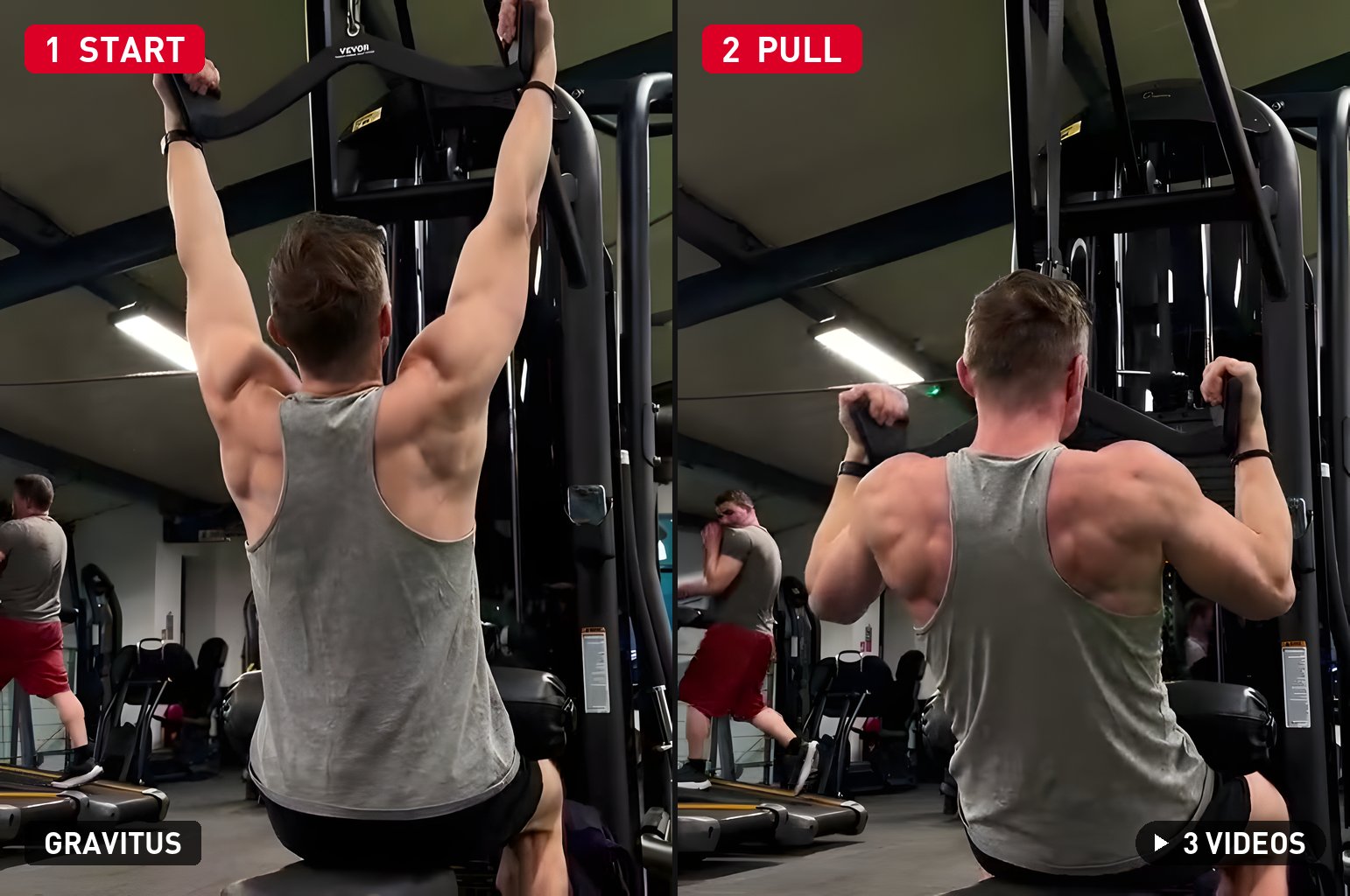 Neutral Grip Lat Pulldown demonstration