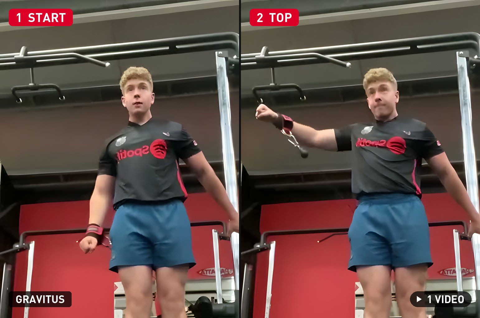 One Arm Cable Lateral Raise demonstration
