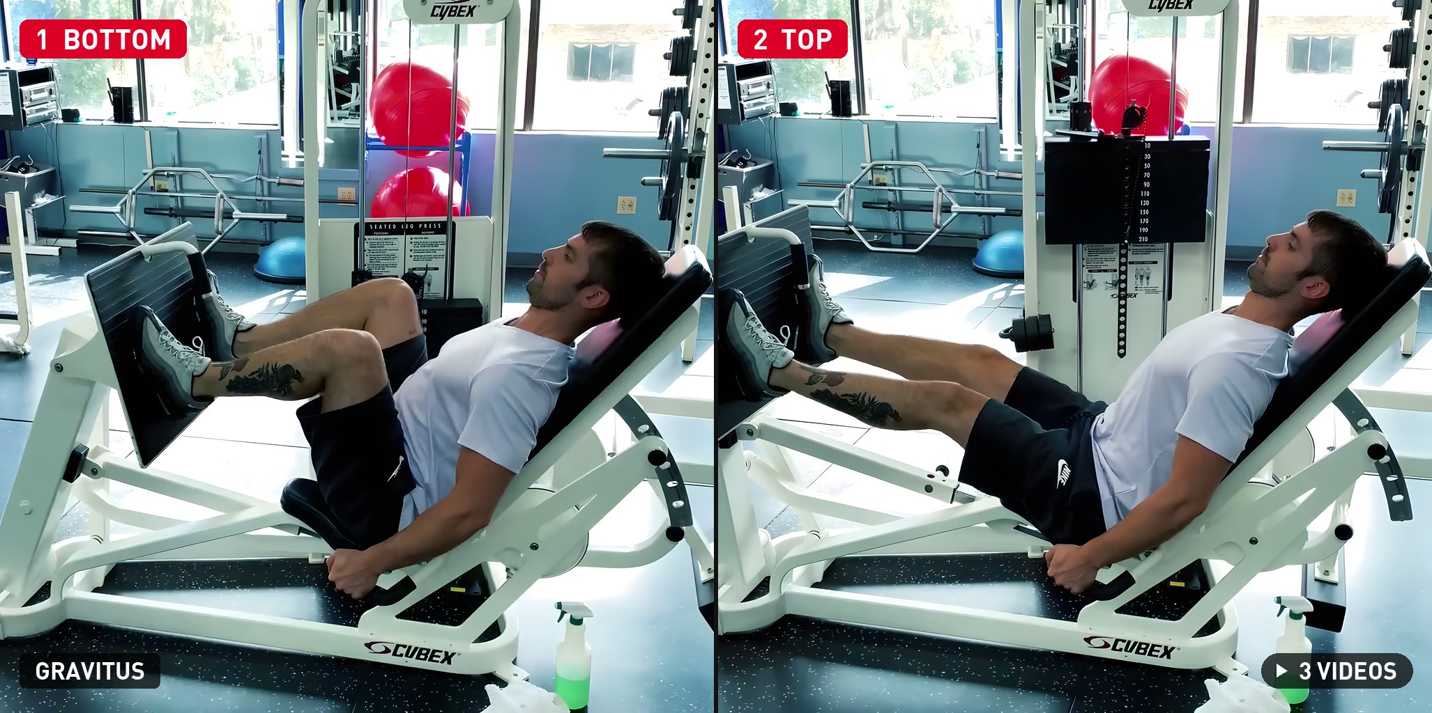 Seated Leg Press demonstration