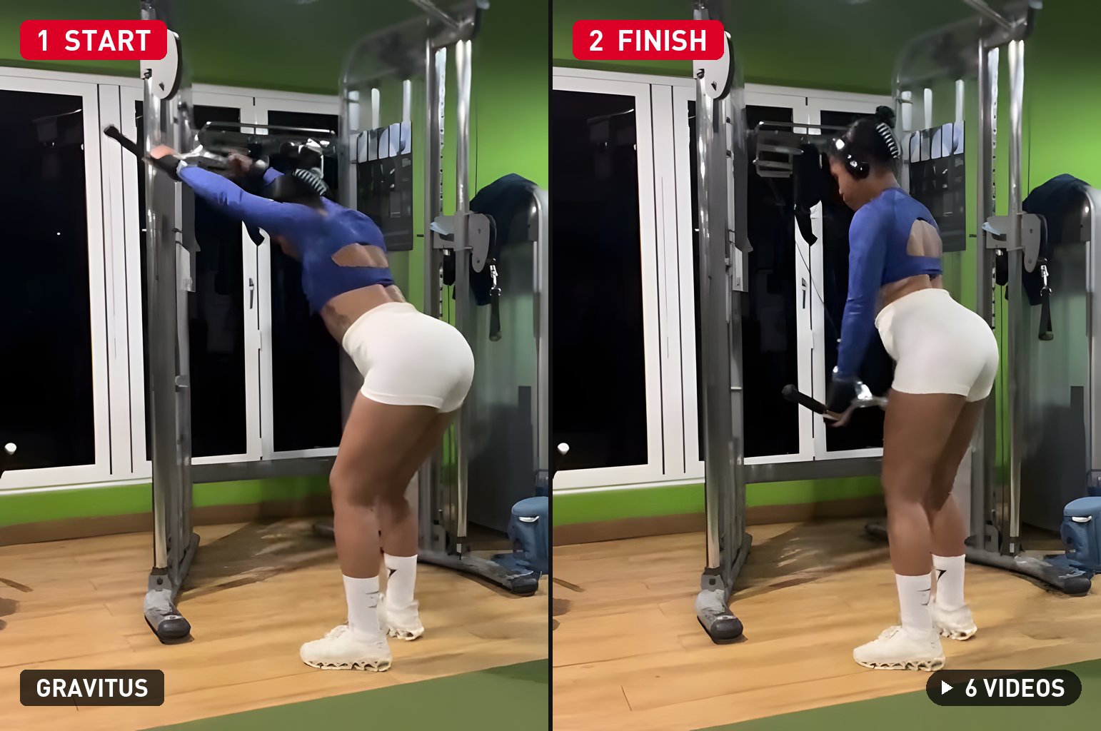 Straight-Arm Lat Pulldown demonstration