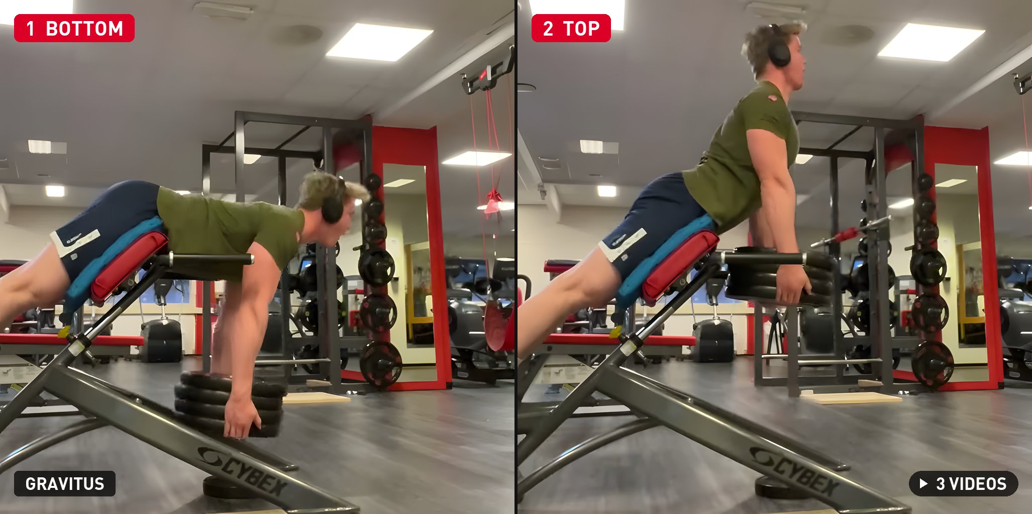Weighted Hyperextension demonstration