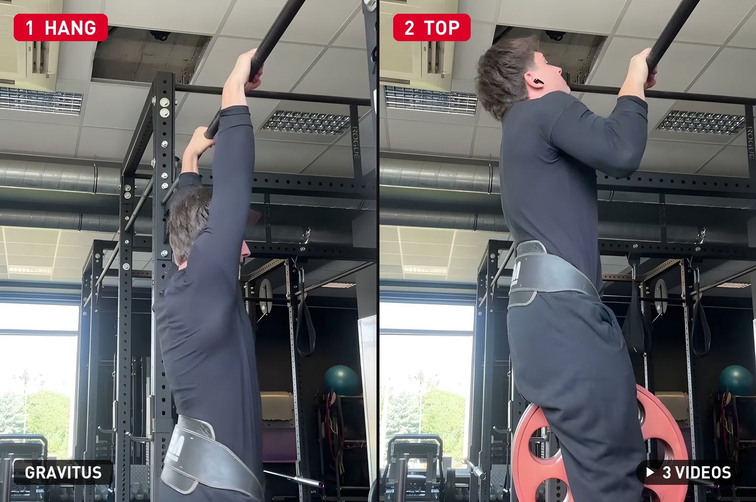 Weighted Pull-Up demonstration