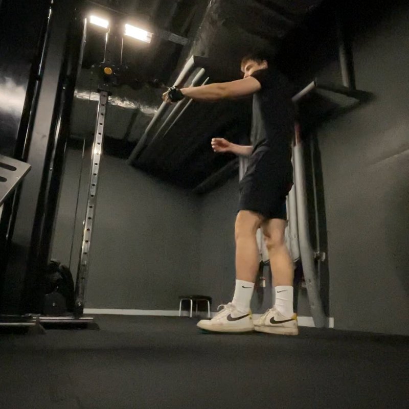 One Arm Cable Lat Pullover thumbnail