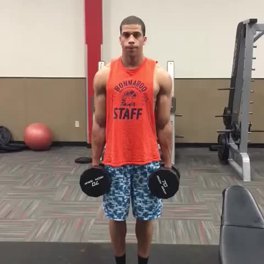 Dumbbell Shrug demonstration
