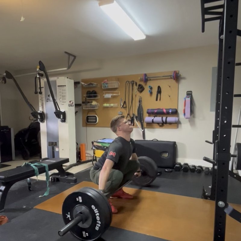 Snatch Grip Barbell Shrugs