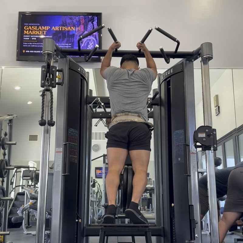 Neutral Grip Weighted Pull-Up thumbnail