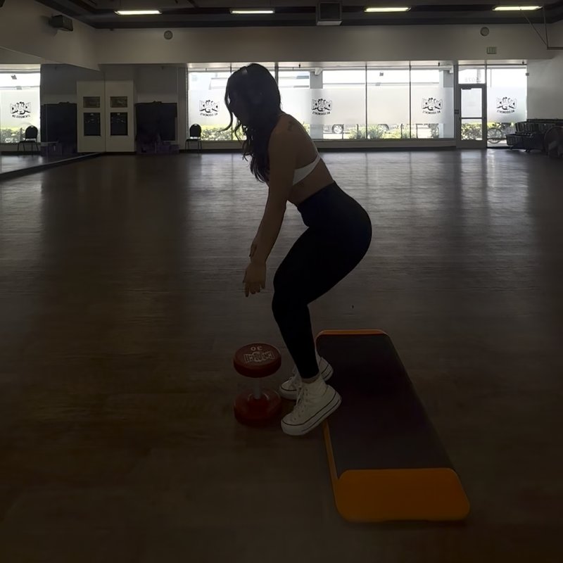 Elevated Heel Goblet Squat
